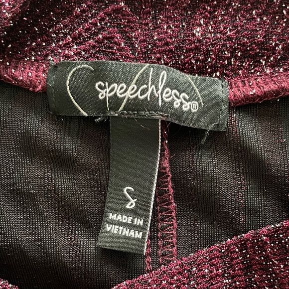 sparkly maroon bodycon - Picture 7 of 7